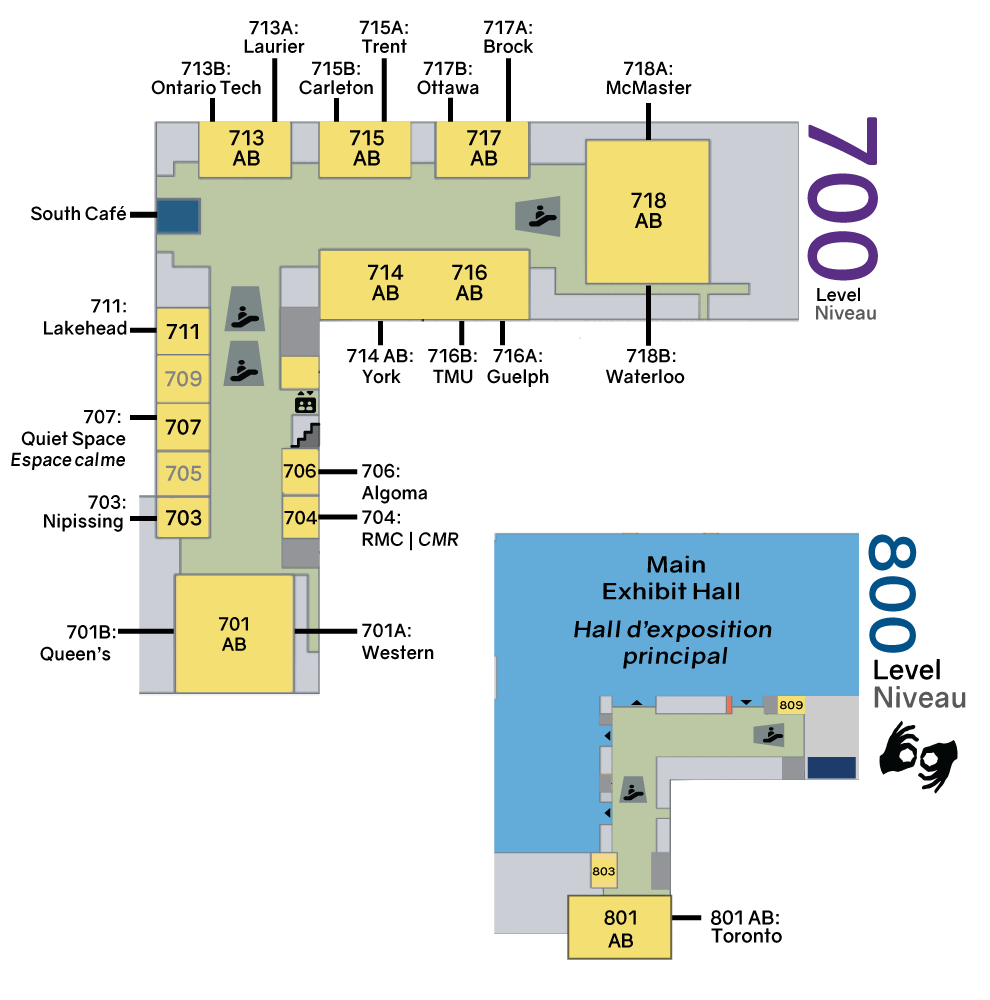 Plan des salles de présentations 2026