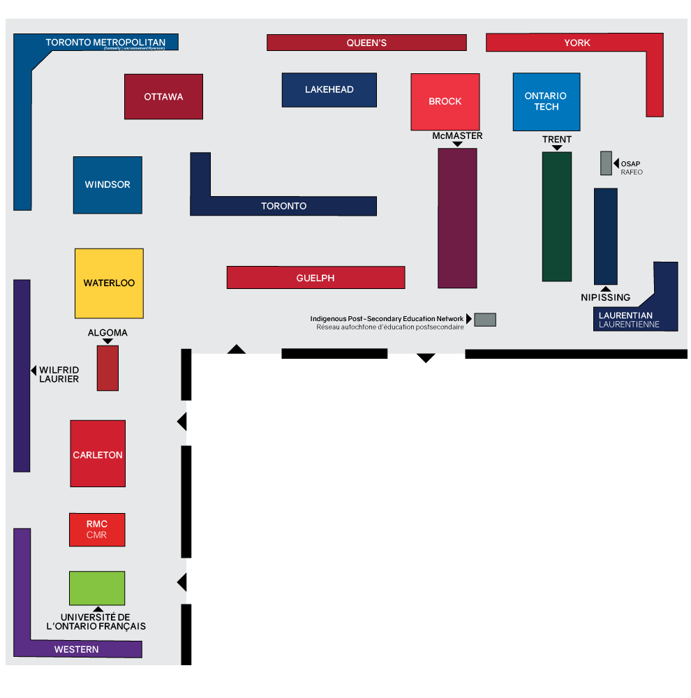 2026 Exhibit Hall Floor Plan